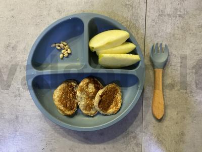 Avižiniai blynai iš trijų naudingų ingredientų pagrindine nuotrauka