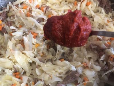 Sultinys su troškinta jautiena Žingsnis 8