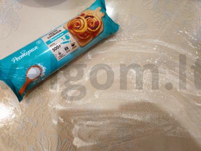 Sluoksniuotas mielinis pyragas su vištiena ir grybais Žingsnis 10