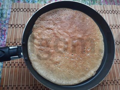 Blynai su sezamo, chia sėklomis ir vanilinu pusryčiams Žingsnis 3