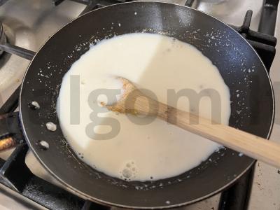 Švelni manų košė su abrikosų džemu Žingsnis 6