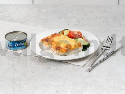 Greita ryžių ir tuno apkepas pagrindine nuotrauka