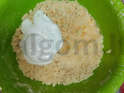 Skanus tortas „Vyšnių namelis“ Žingsnis 8