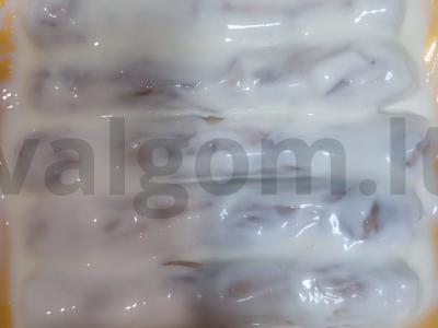 Skanus tortas „Vyšnių namelis“ Žingsnis 18