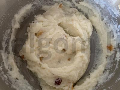 Manų blynai su razinomis orkaitėje. Žingsnis 3