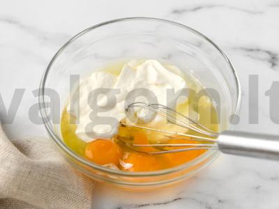 Namų sūris su žolelėmis grietinėje Žingsnis 2