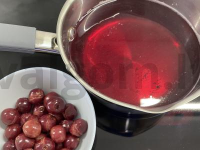 Šviežių vyšnių kisielius Žingsnis 4