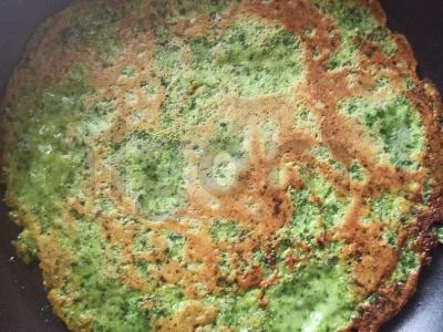 Špinatų blynai su įdaru Žingsnis 5