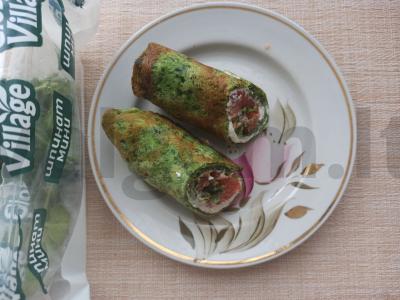 Špinatų blynai su įdaru Žingsnis 8