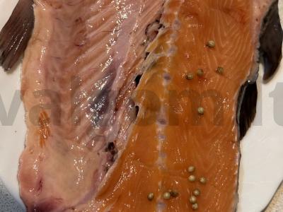 Sūdyta lašiša namuose su prieskoniais Žingsnis 2