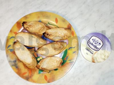 Brusketa su lašiša ir sūdyto sūrio „Gausos sala“ Žingsnis 4