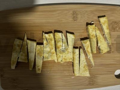 Lengvas salotas su keptu tofu Žingsnis 4