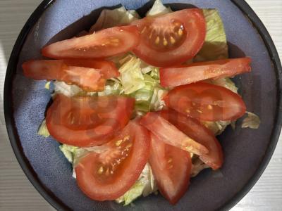 Lengvas salotas su keptu tofu Žingsnis 8