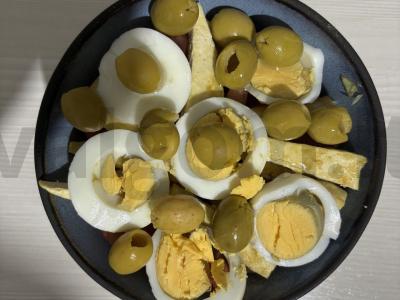 Lengvas salotas su keptu tofu Žingsnis 11