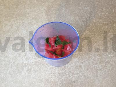 Limonadas su arbūzu ir nektarinu Žingsnis 3