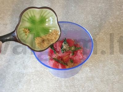 Limonadas su arbūzu ir nektarinu Žingsnis 4