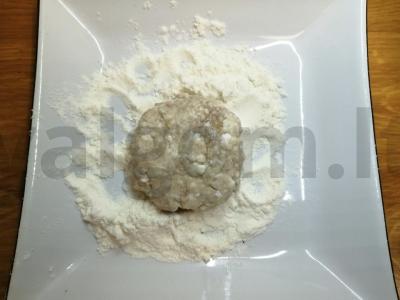 Varškėčiai su avižų sėlenomis Žingsnis 5