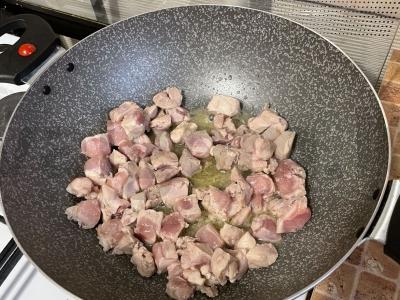 Vištiena su kiaušinių makaronais Žingsnis 2