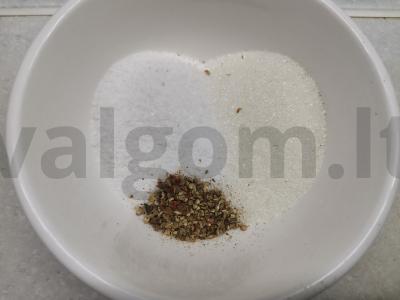 Aromatinga sūdyta upėtakis Žingsnis 2