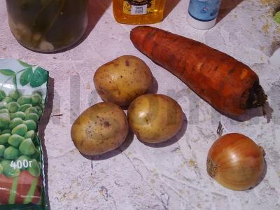 Veganiškas žieminis salotas Žingsnis 1