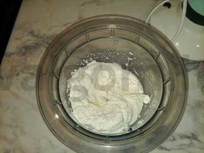 Varškės apkepas su kukurūzų miltais Žingsnis 2