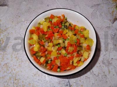 Veganiškas žieminis salotas Žingsnis 5