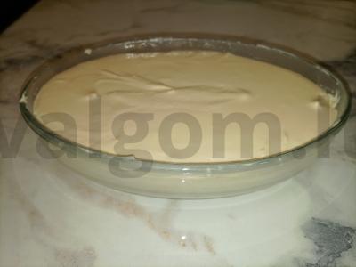 Varškės apkepas su kukurūzų miltais Žingsnis 7