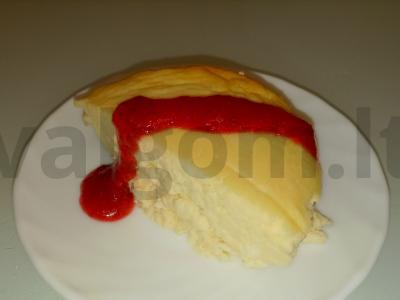 Varškės apkepas su kukurūzų miltais pagrindine nuotrauka