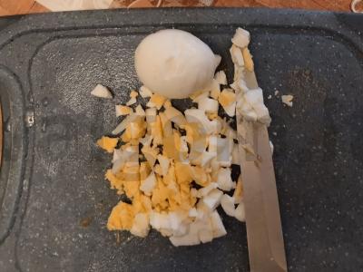 Salotas „Švelnus“ su žuvimi ir mocarela Žingsnis 5