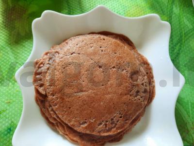 Šokoladiniai grikių blynai Žingsnis 5