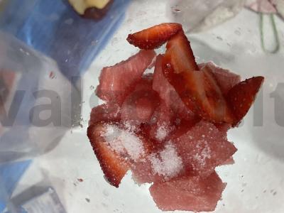 Vaisių kokteilis „Bučinys“ Žingsnis 3