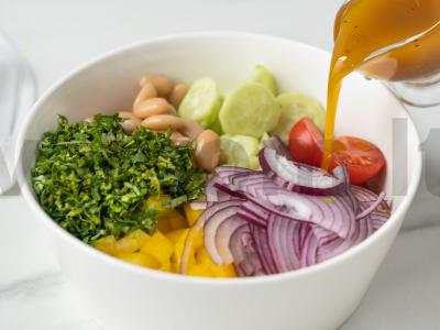 Salotas „Meksika“ Žingsnis 4