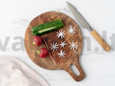 Salotas „Gėlė“ su mėsos asorti Žingsnis 2