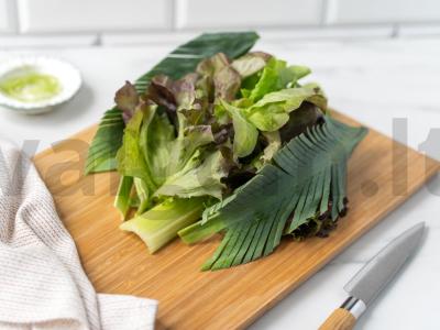 Salotas „Gėlė“ su mėsos asorti Žingsnis 3