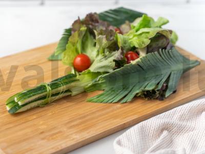 Salotas „Gėlė“ su mėsos asorti Žingsnis 4