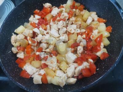 Vištienos makaronai Žingsnis 3