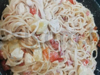 Vištienos makaronai pagrindine nuotrauka