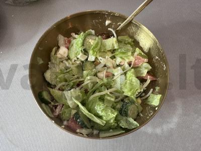 Daržovių salotas su kiaušiniais Žingsnis 6