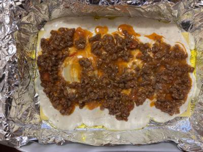 Švelni namų lasagna Žingsnis 7