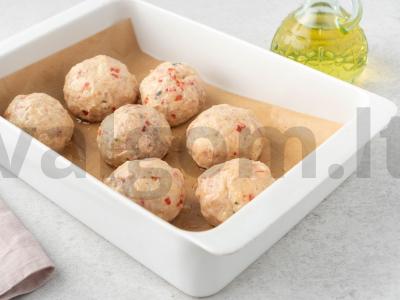 Vištienos rutuliukai su sūriu Žingsnis 6