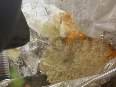 Kepta kalakutiena su mačoni, ryžiais, moliūgu ir raudonėliu maiše Žingsnis 6