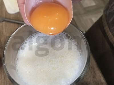 Amerikietiški blynai su pienu Žingsnis 1