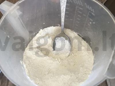 Amerikietiški blynai su pienu Žingsnis 2