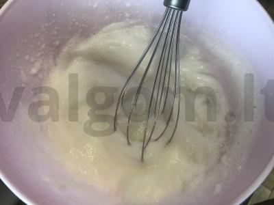 Amerikietiški blynai su pienu Žingsnis 3