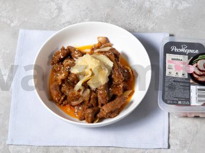 Mėsa su svogūnais korėjietiškai pagrindine nuotrauka