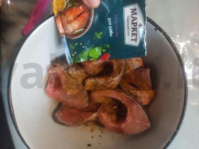 Upėtakis oro grilyje Žingsnis 2