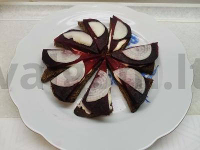 Mini sumuštiniai su burokėliais ir silke Žingsnis 5