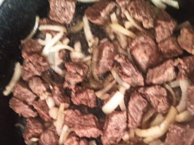 Jautiena pomidoruose pietums Žingsnis 4