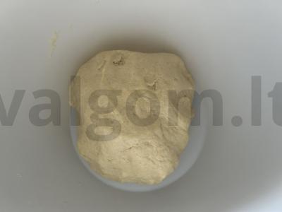 Kukurūzų miltų duona Žingsnis 3