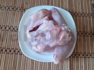 Traškūs sparneliai terijaki padaže su česnaku pipirais Žingsnis 1